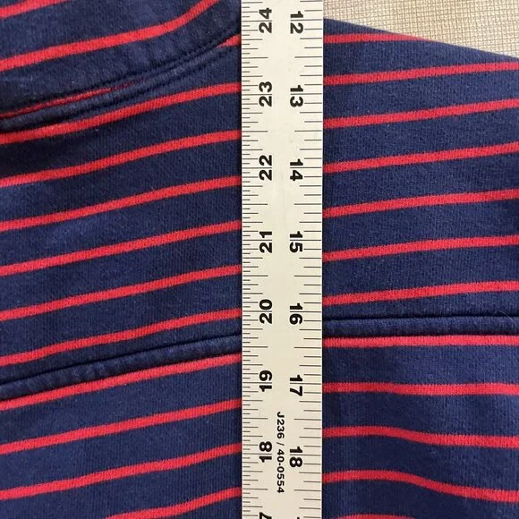 Vineyard Vines 1/4 Botton Pullover Men's Large Striped Long Sleeve Sweater - Picture 14 of 16